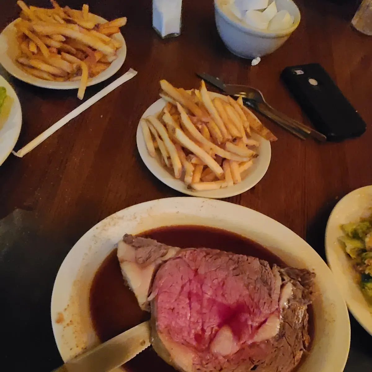 King Cut Prime Rib with Thin Cut Fries