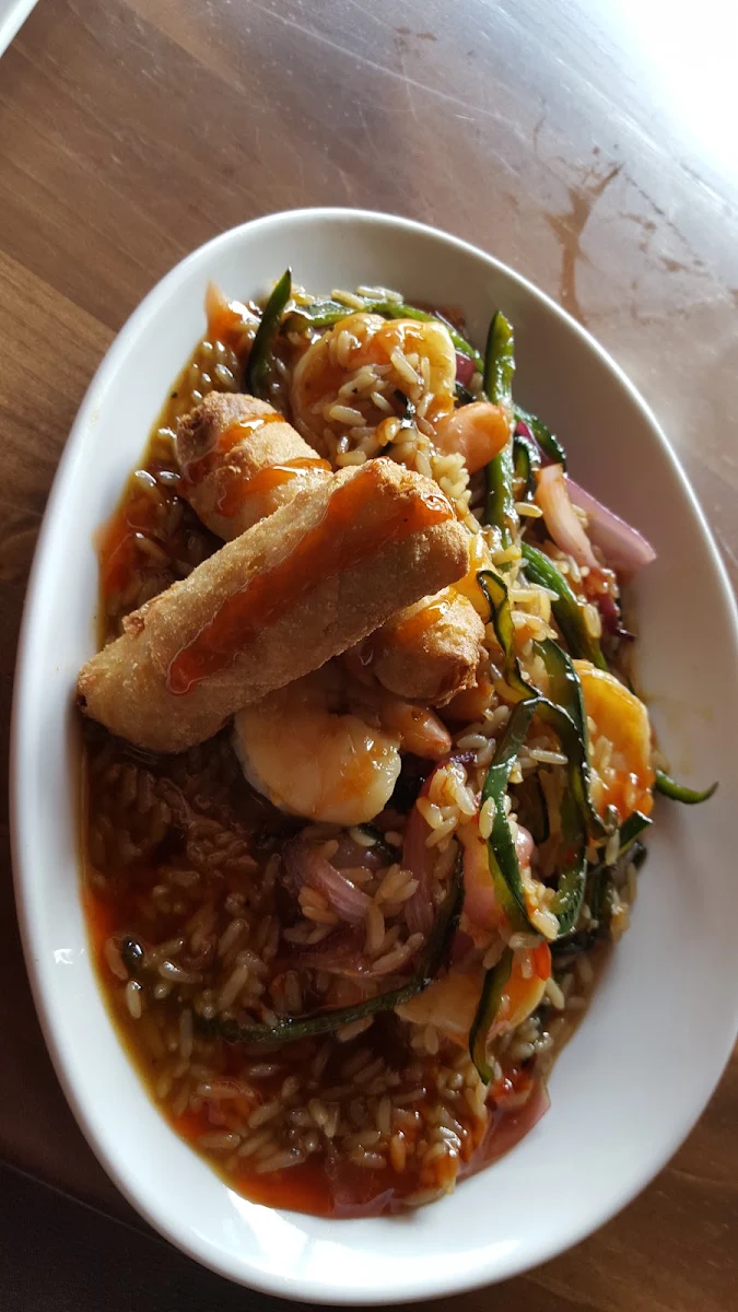 Ginger Shrimp and Rice