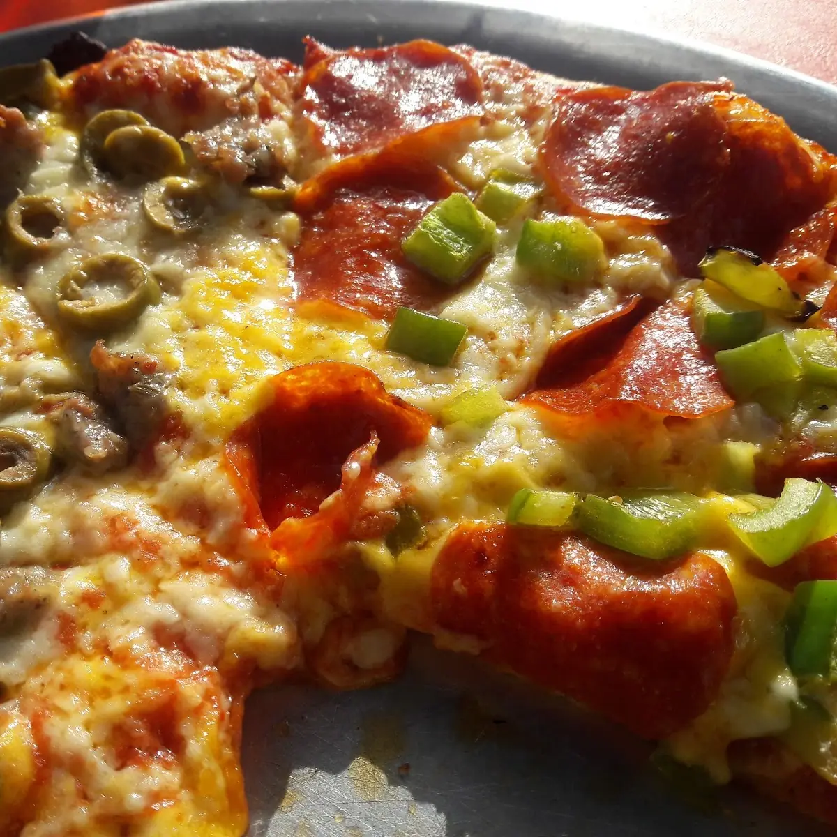 Pepperoni and Sausage Pizza