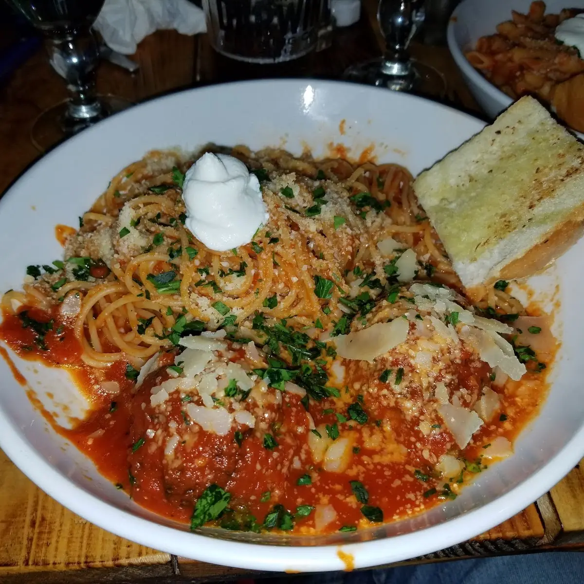 Penne Pasta with Homemade Meatballs