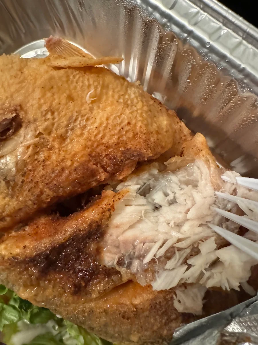 Fried Black Bass