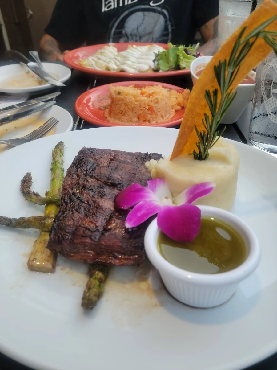 Enchiladas Verdes and Steak Naez
