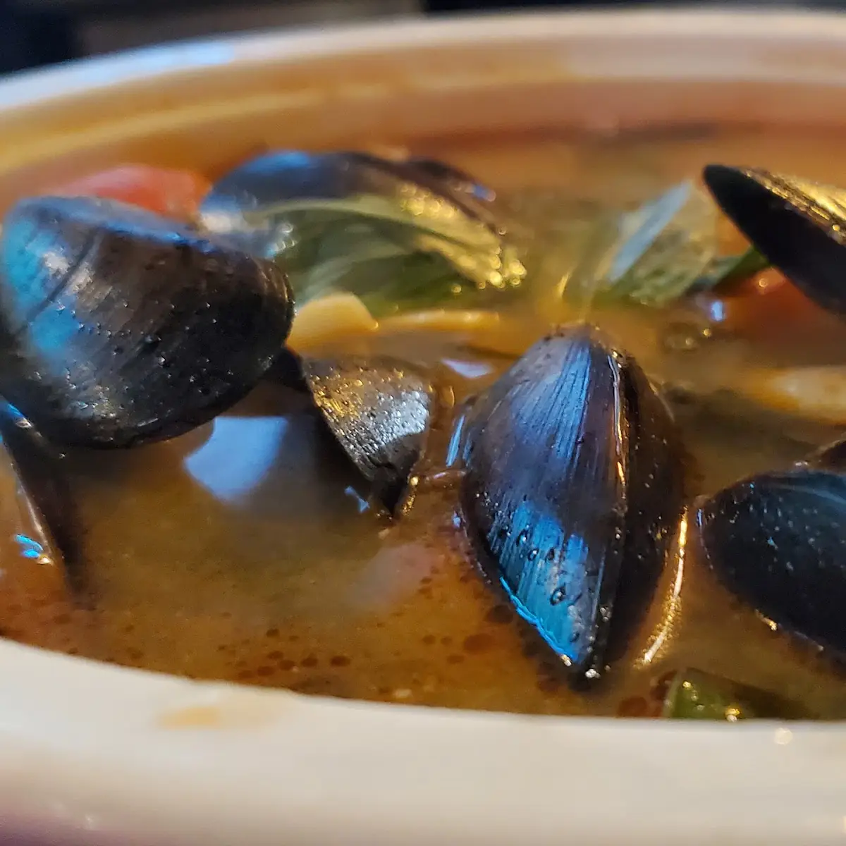 Tom Yum Mussel Soup