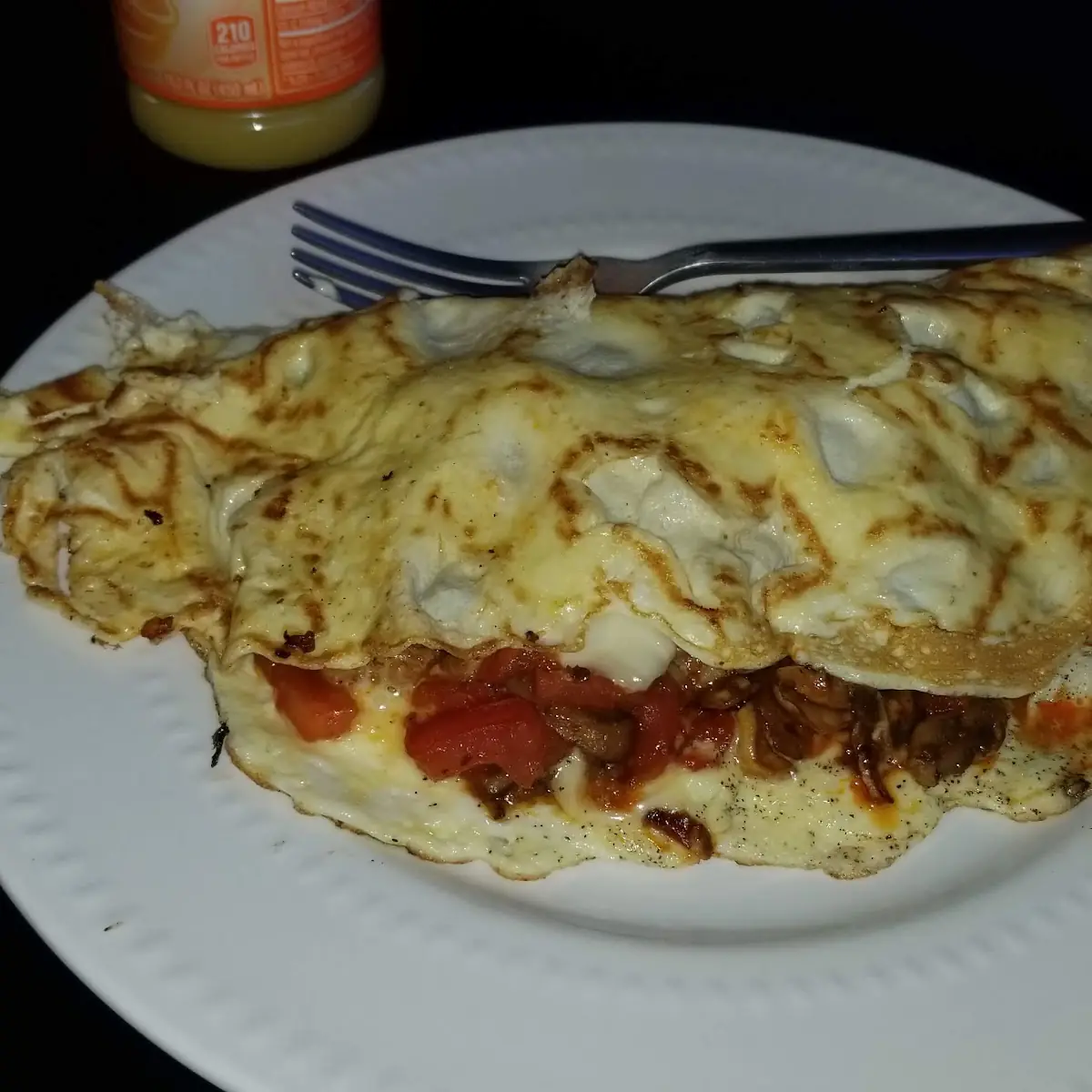 Sausage Egg and Cheese Omelette