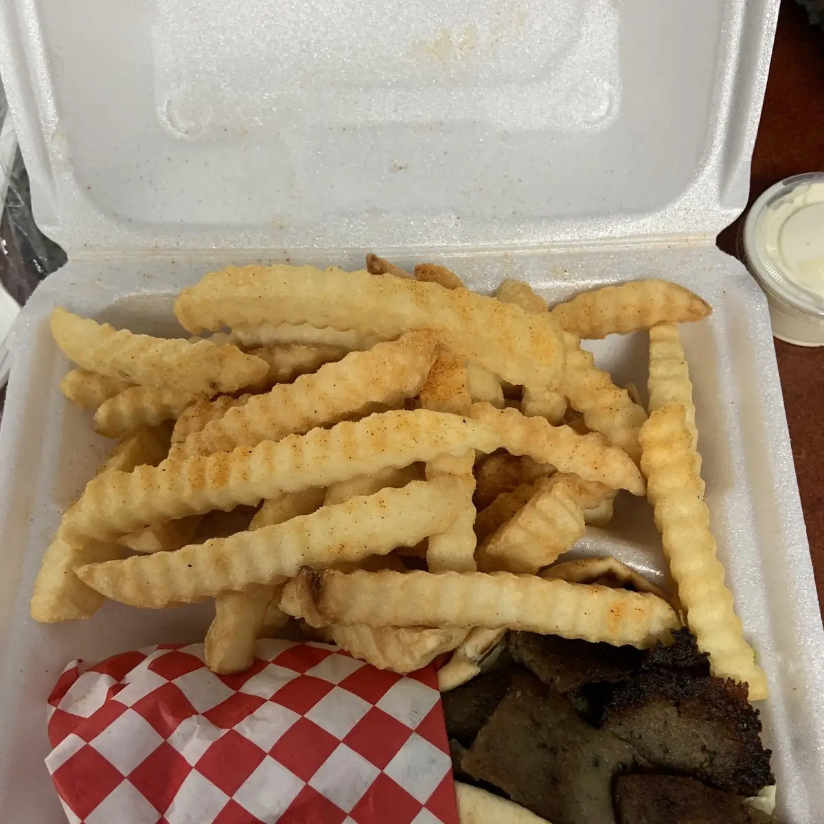 Lamb Gyro with Fries