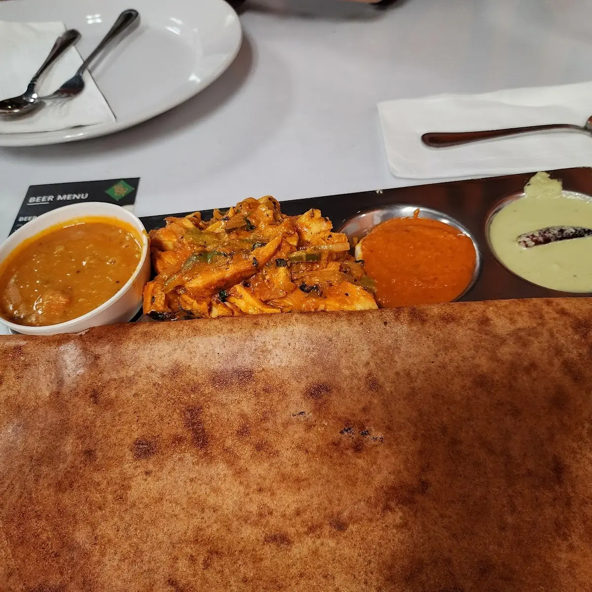 Chicken Tikka Dosa