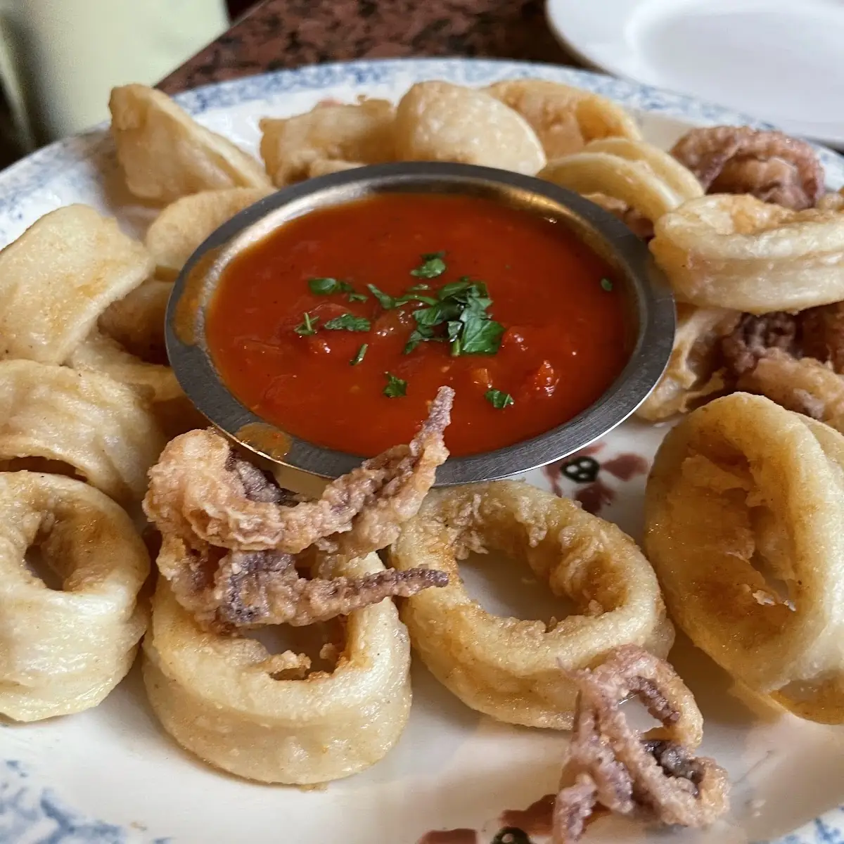 Calamari Fritti Fried Squid with Marinara Sauce