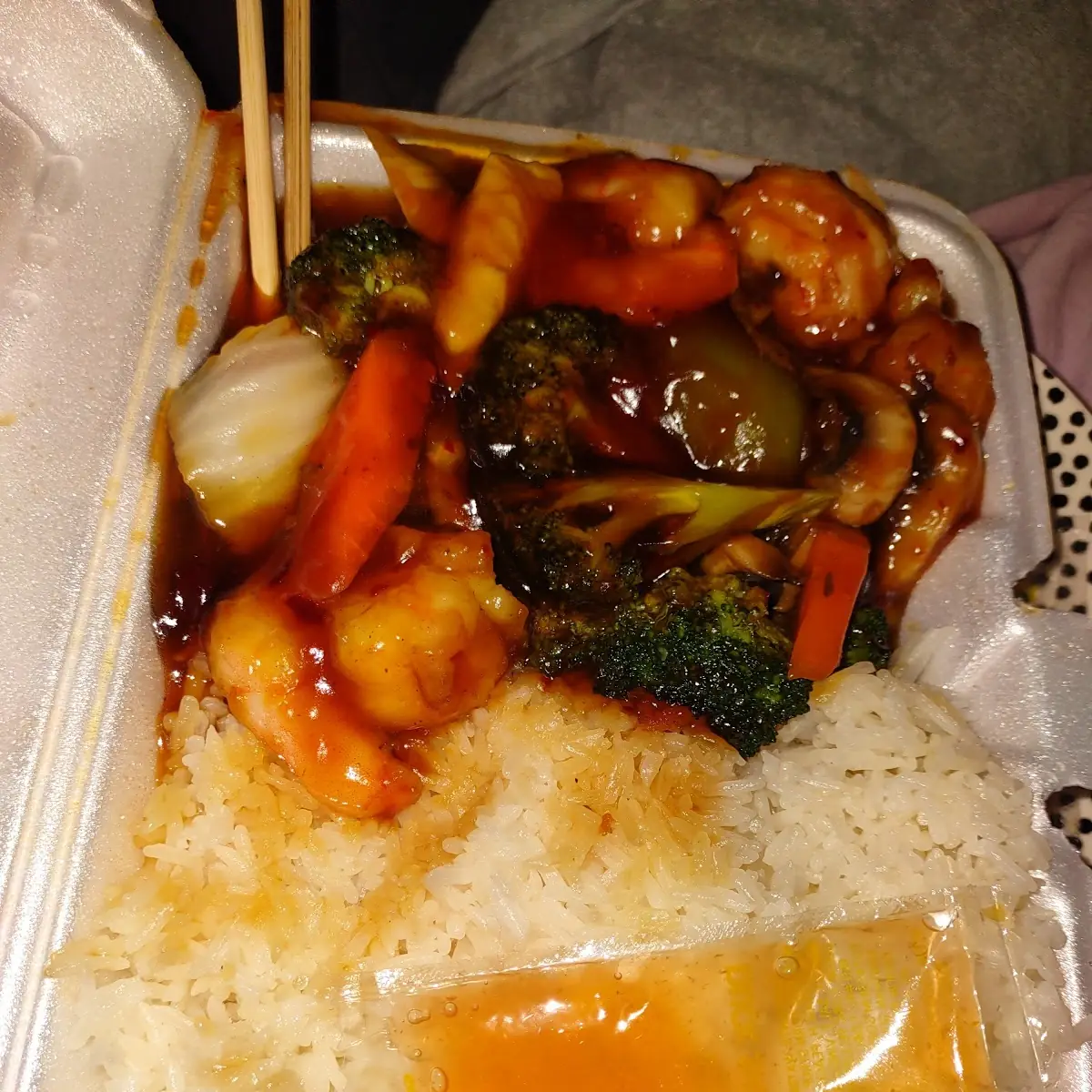Shrimp w Garlic Sauce