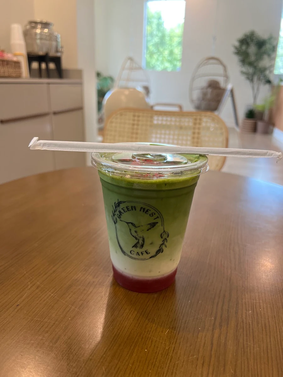 Strawberry Matcha Latte
