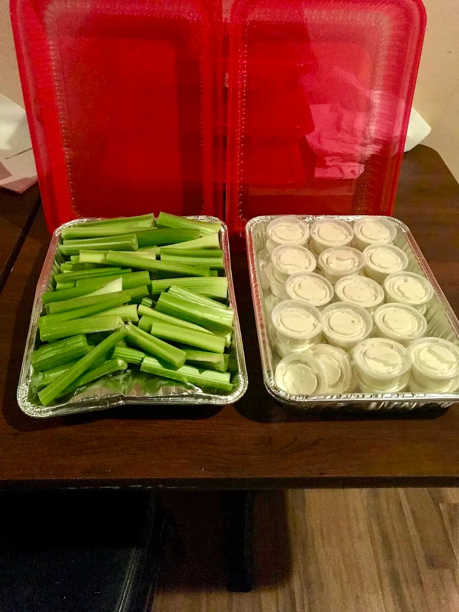 Celery and Ranch Dressing