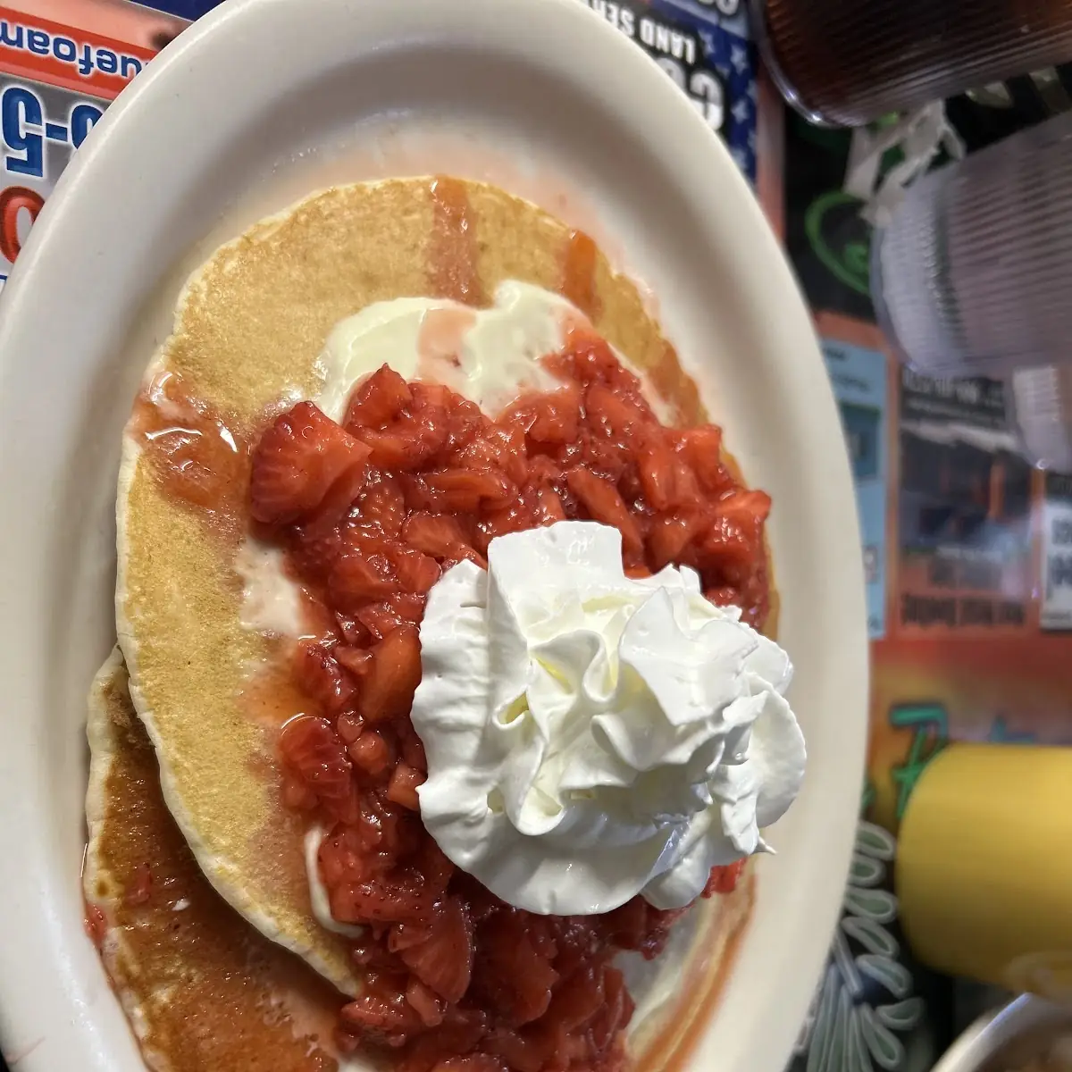 Strawberry Shortcake Pancakes