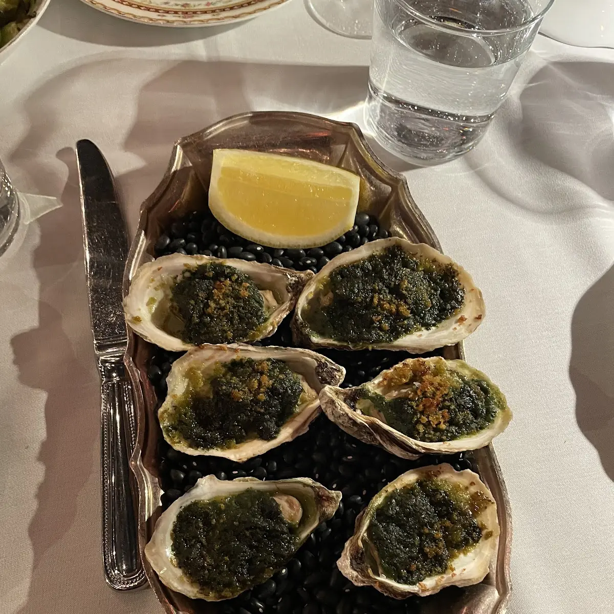 Oysters Rockefeller