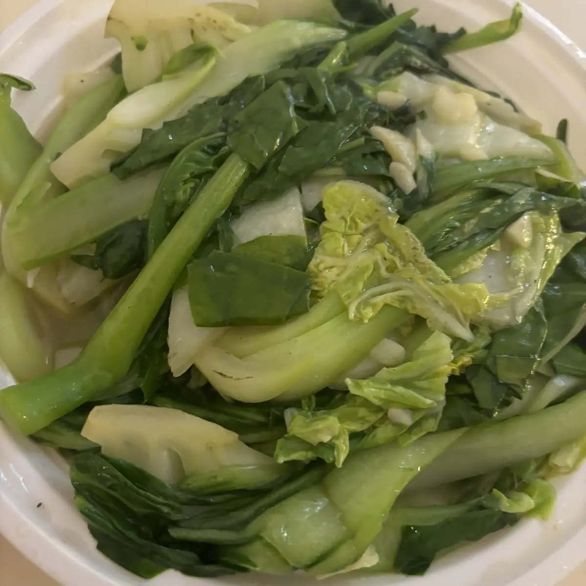 Stir Fried Asian Greens with Garlic