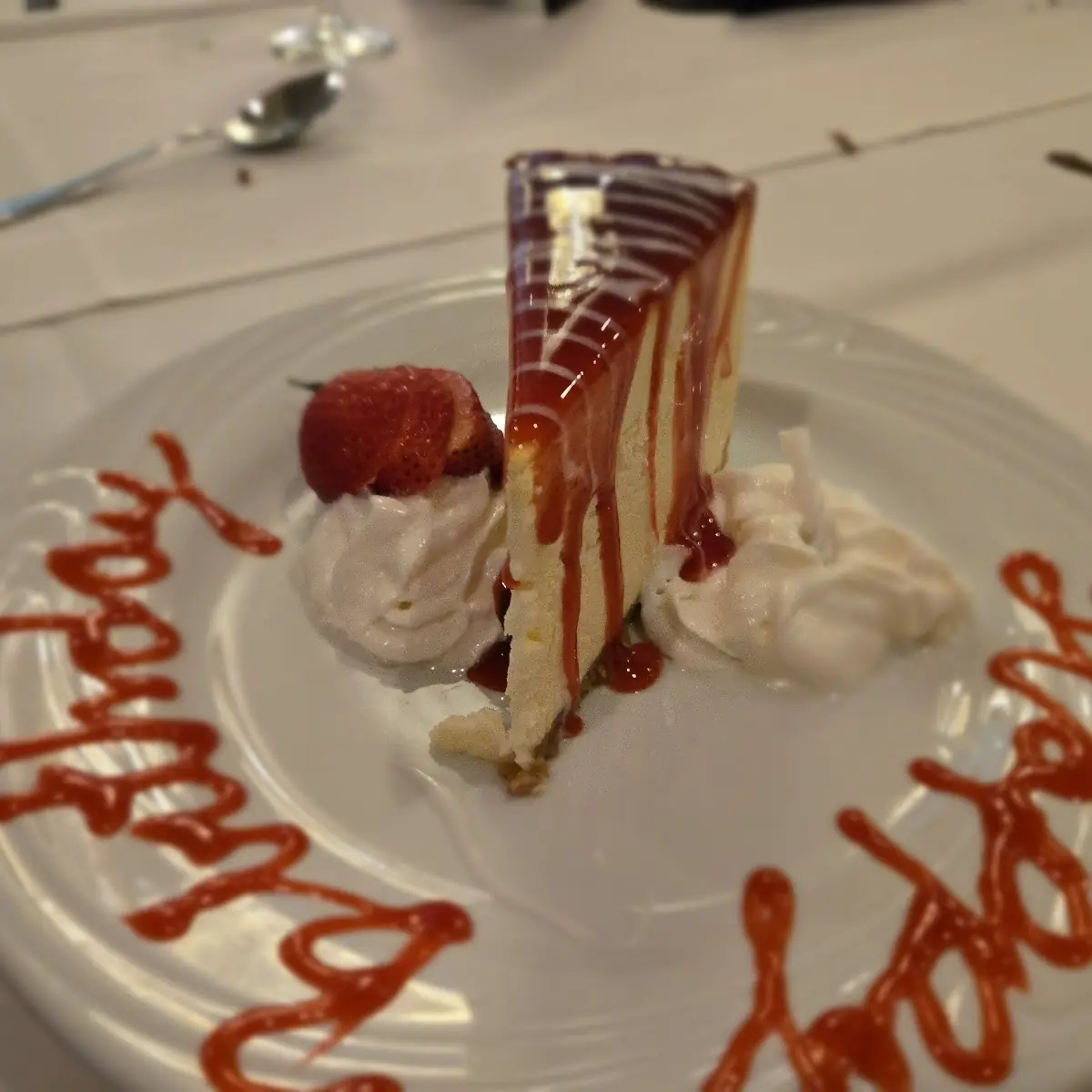 Strawberry Streusel Cheesecake