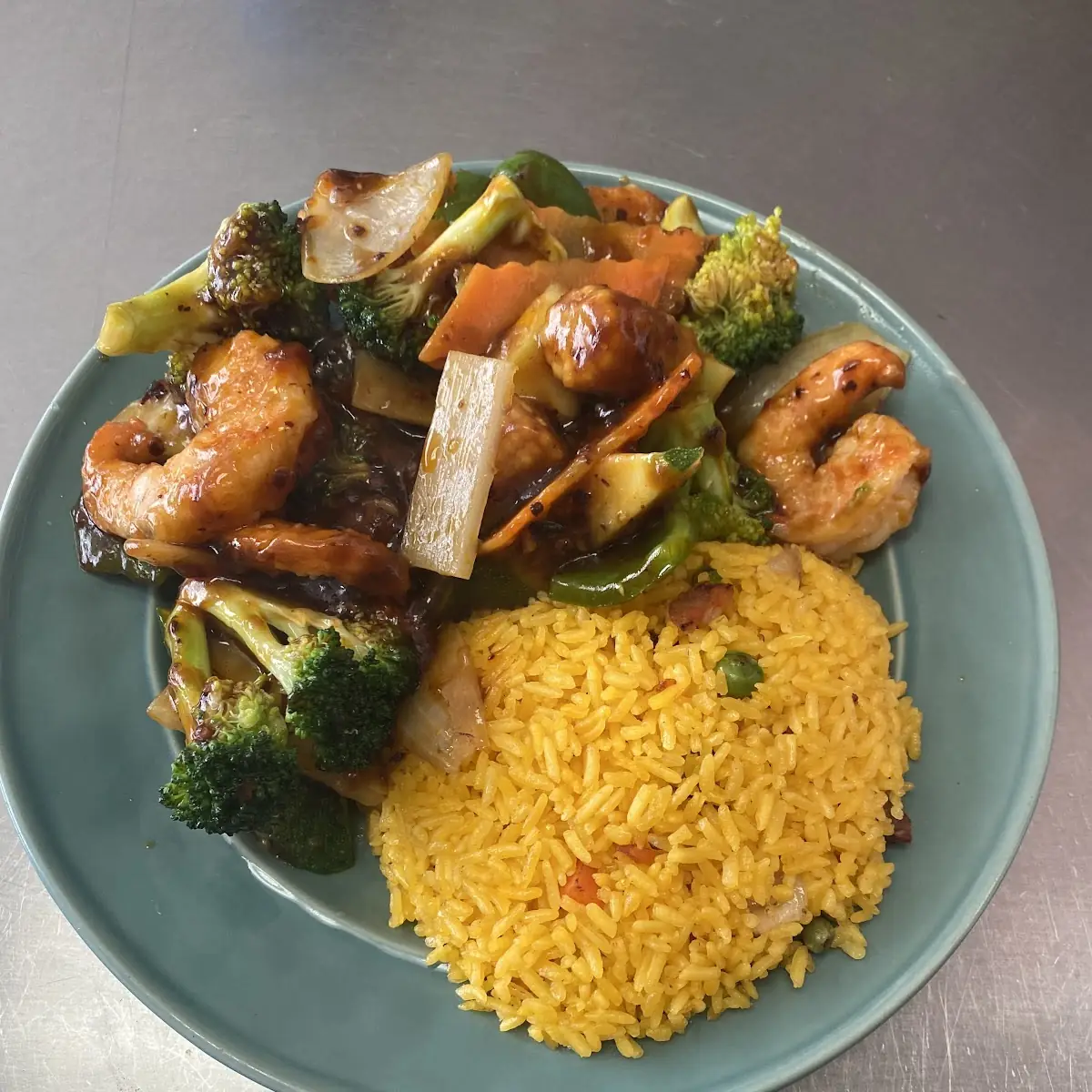 Shrimp with Chinese Vegetable