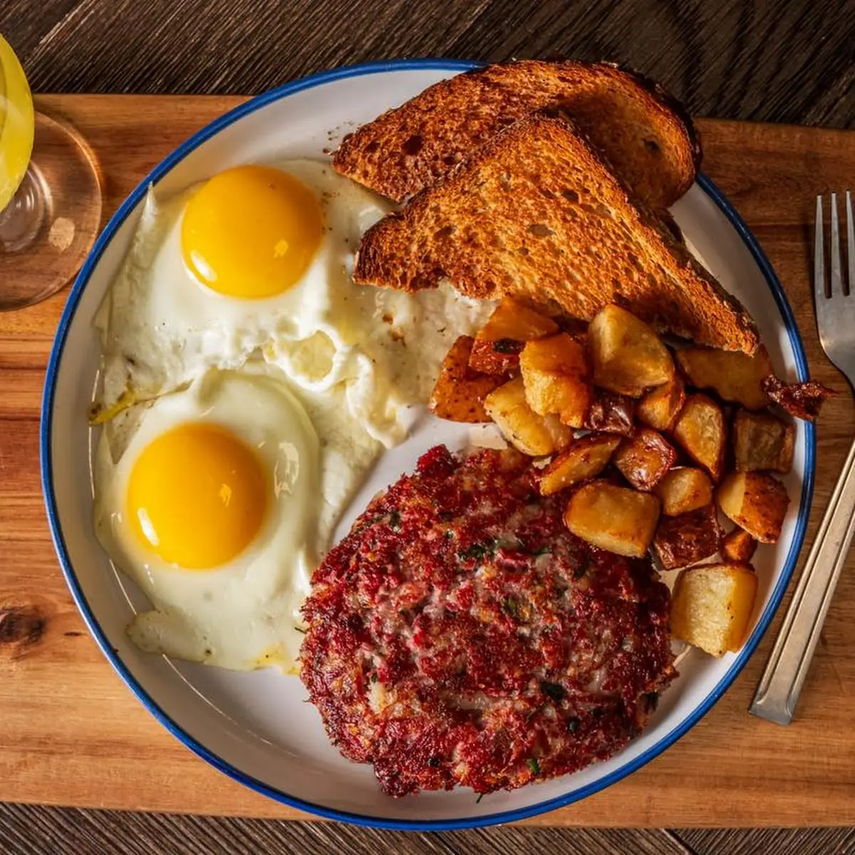 Corned Beef Hash & Two Eggs