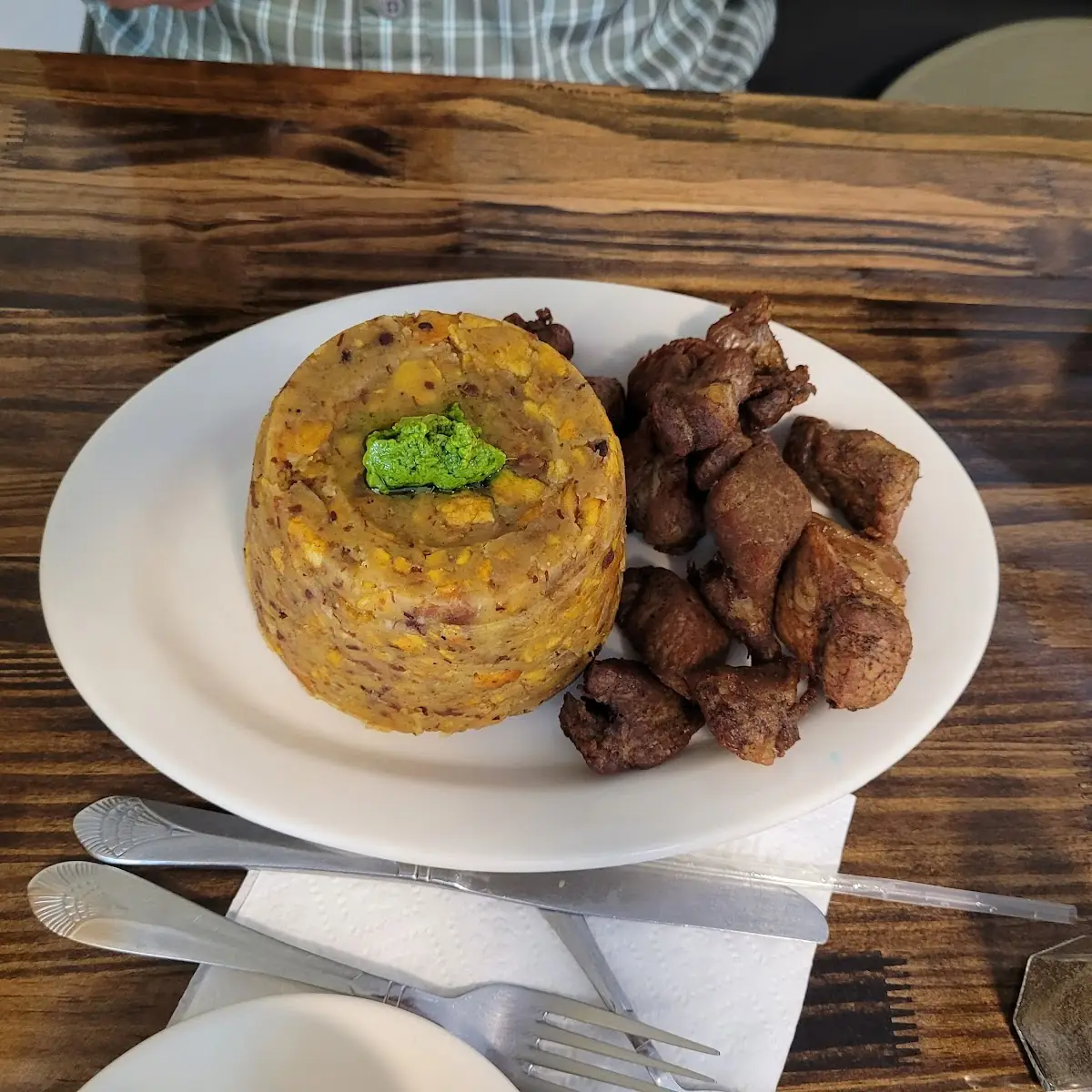 Mofongo Y Carne Frita