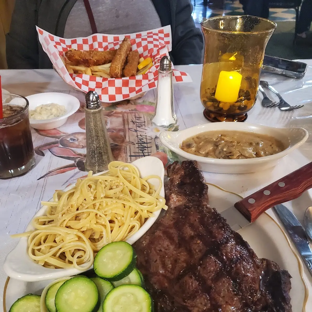 Hunters Cut Ribeye Steak Dinner