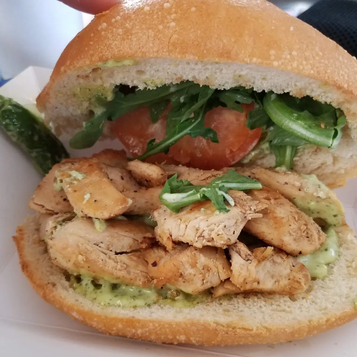 Chicken Pesto Torta