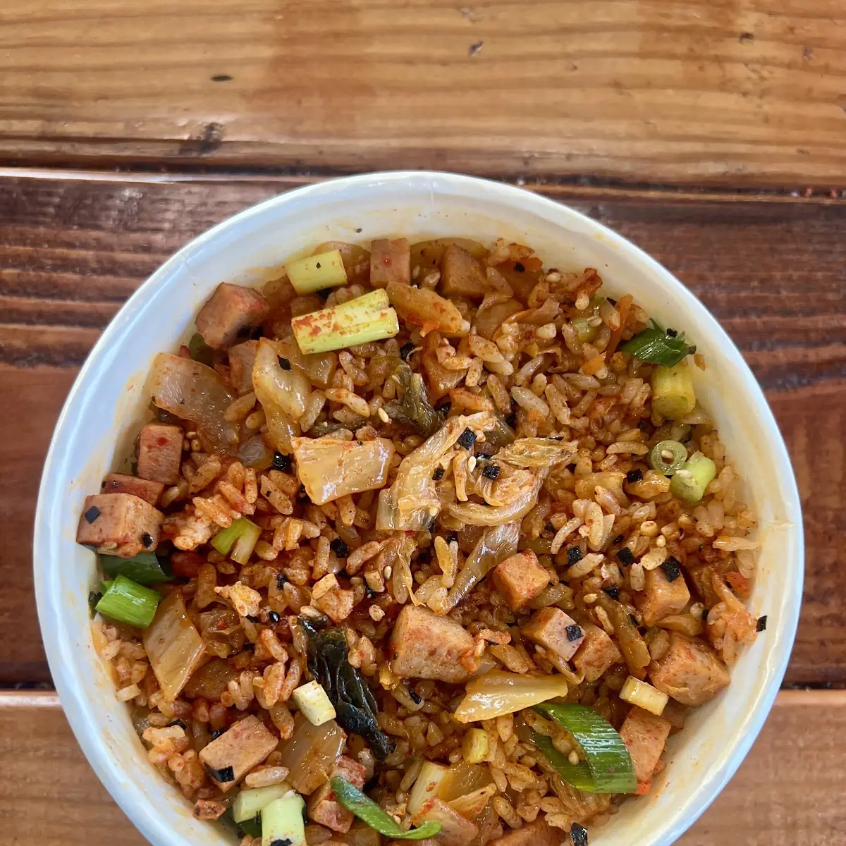 Kimchi Spam Fried Rice