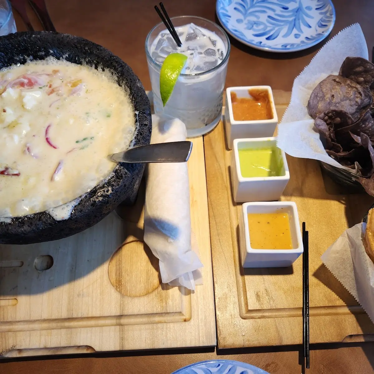 Queso Fundido Con Chorizo