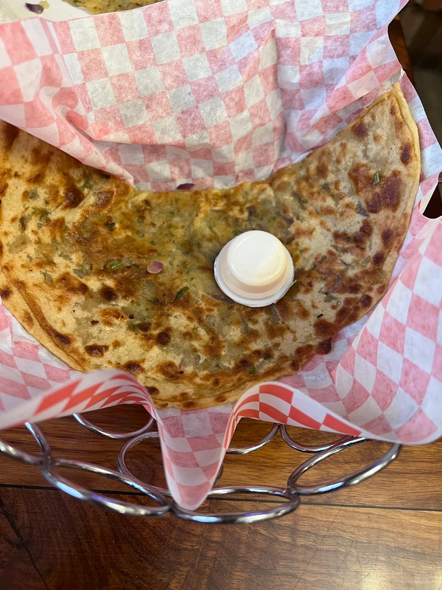 Aloo Paratha with Curd