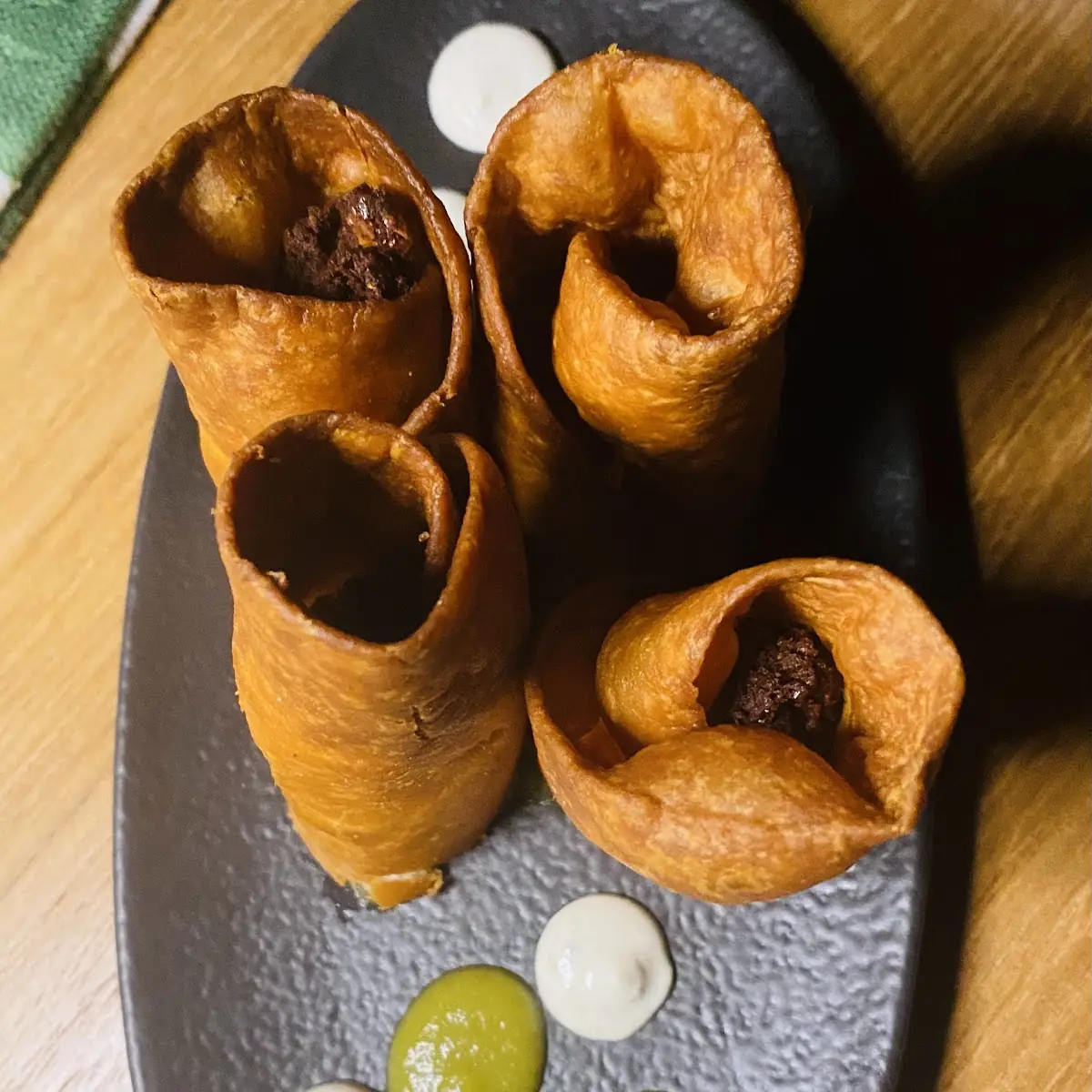 Oyster Mushroom Taquitos