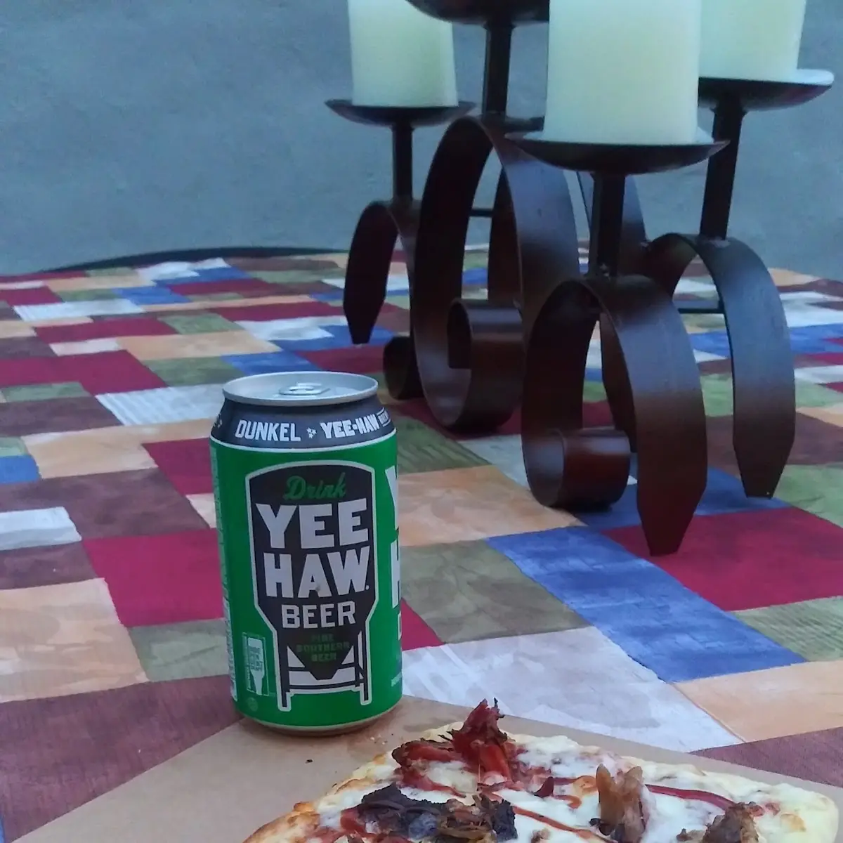 BBQ Pulled Pork and a Yee Haw Beer