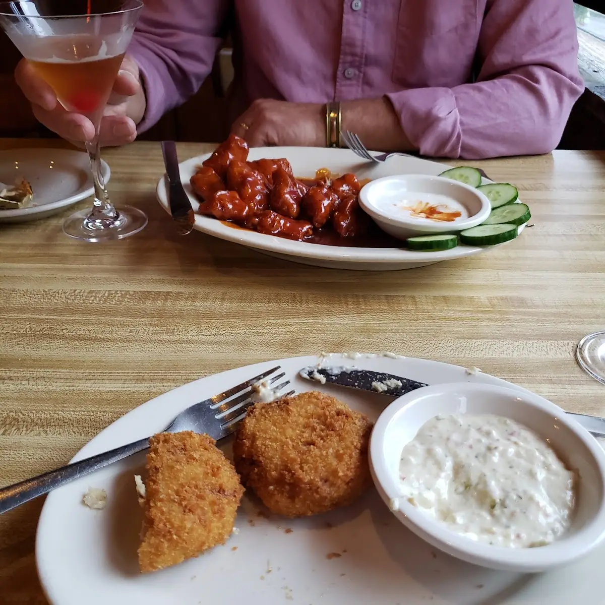Fish Cakes and Boneless Wings