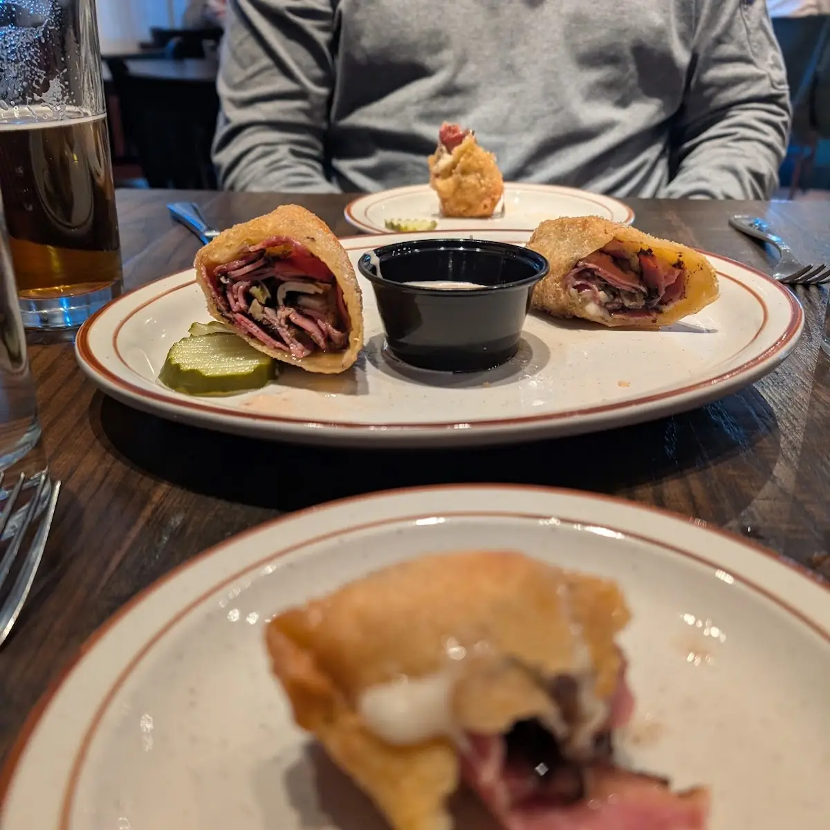 Corned Beef Egg Roll