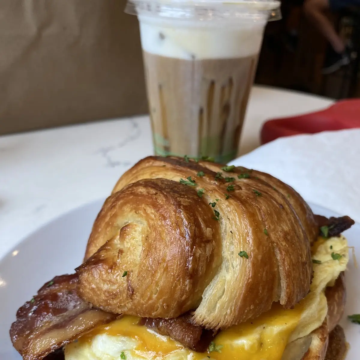 Bacon Egg Cheese Croissant