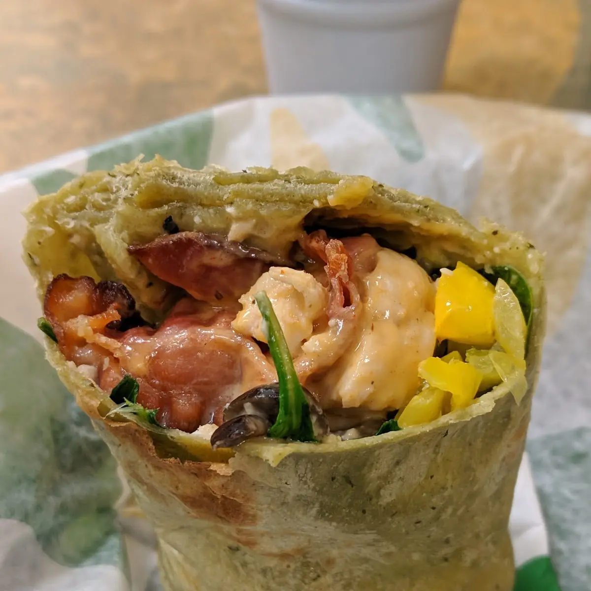 Chicken Bacon Ranch Melt Wrap