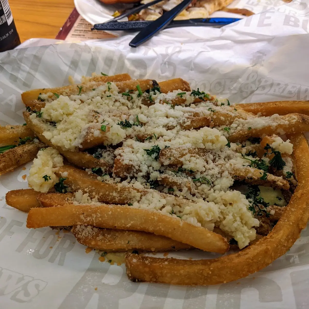 Garlic Parm Fries