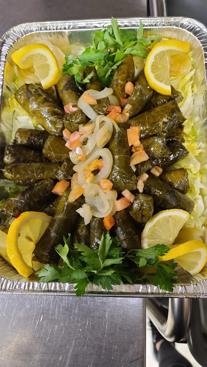 Grape Leaves Plate
