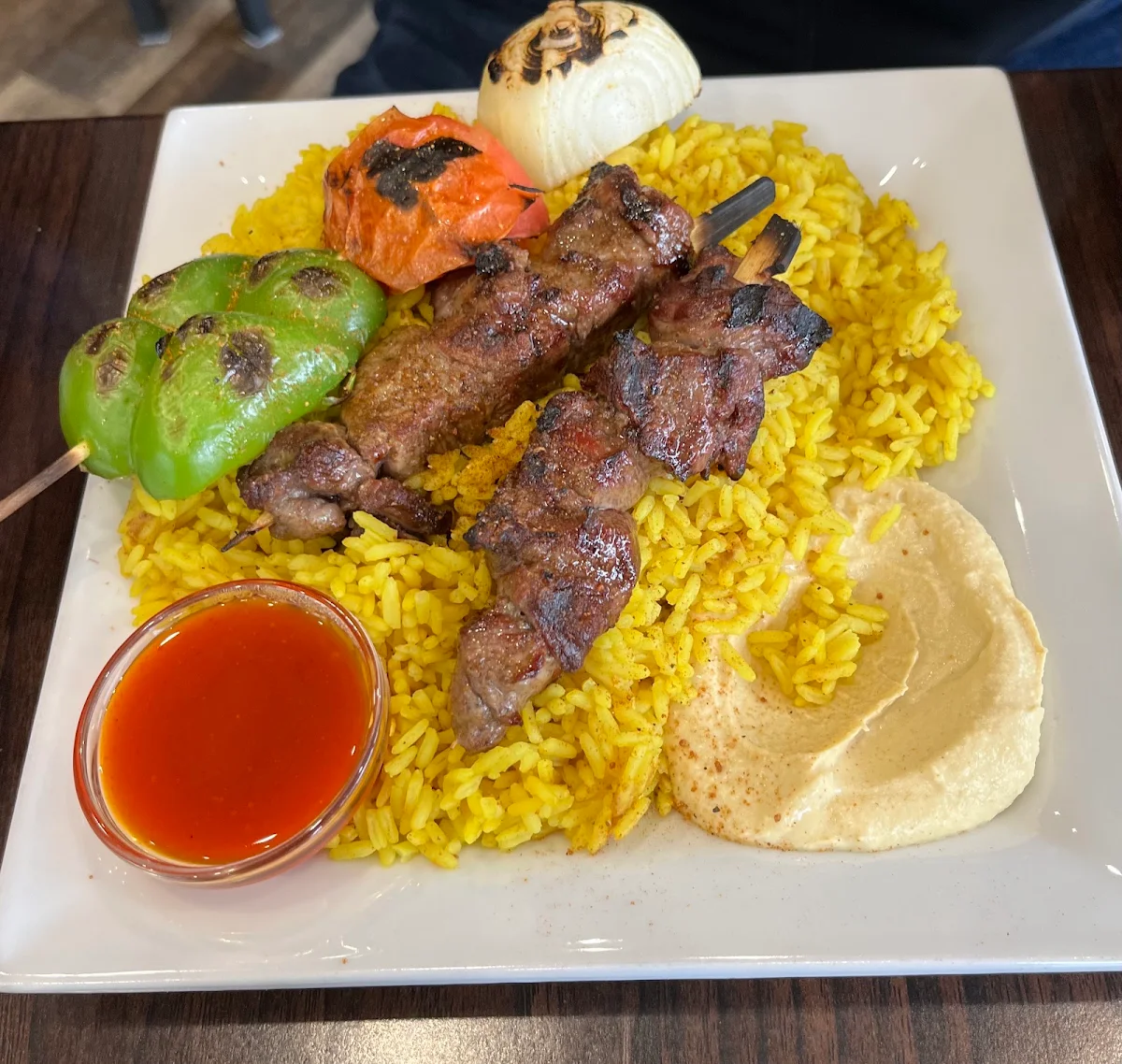 Lamb Kabob Plate