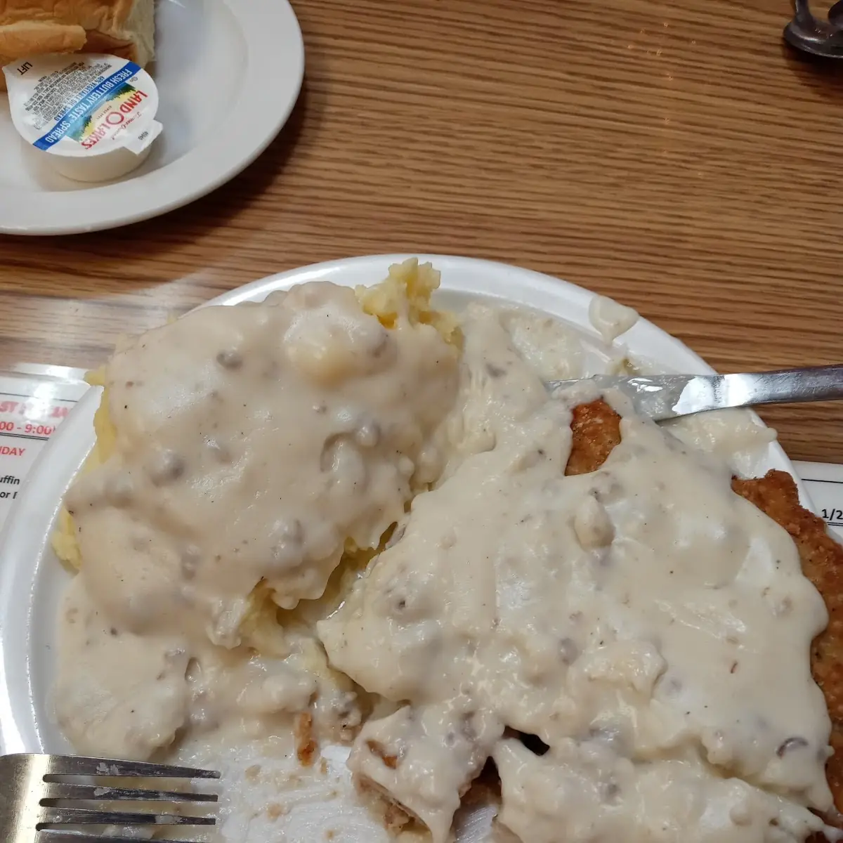 Chicken Fried Steak and Mashed Potatoes