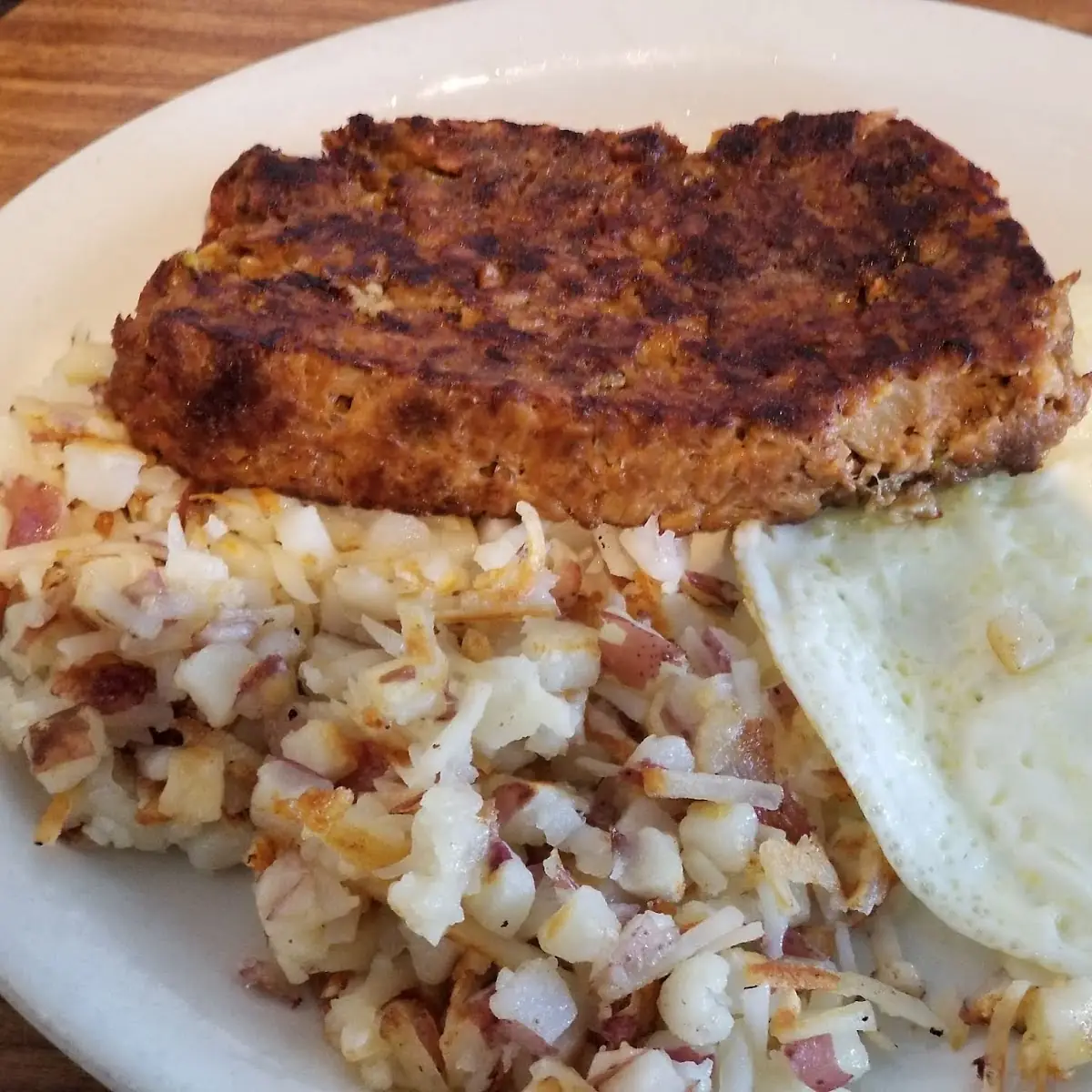 Meatloaf and Eggs Any Style
