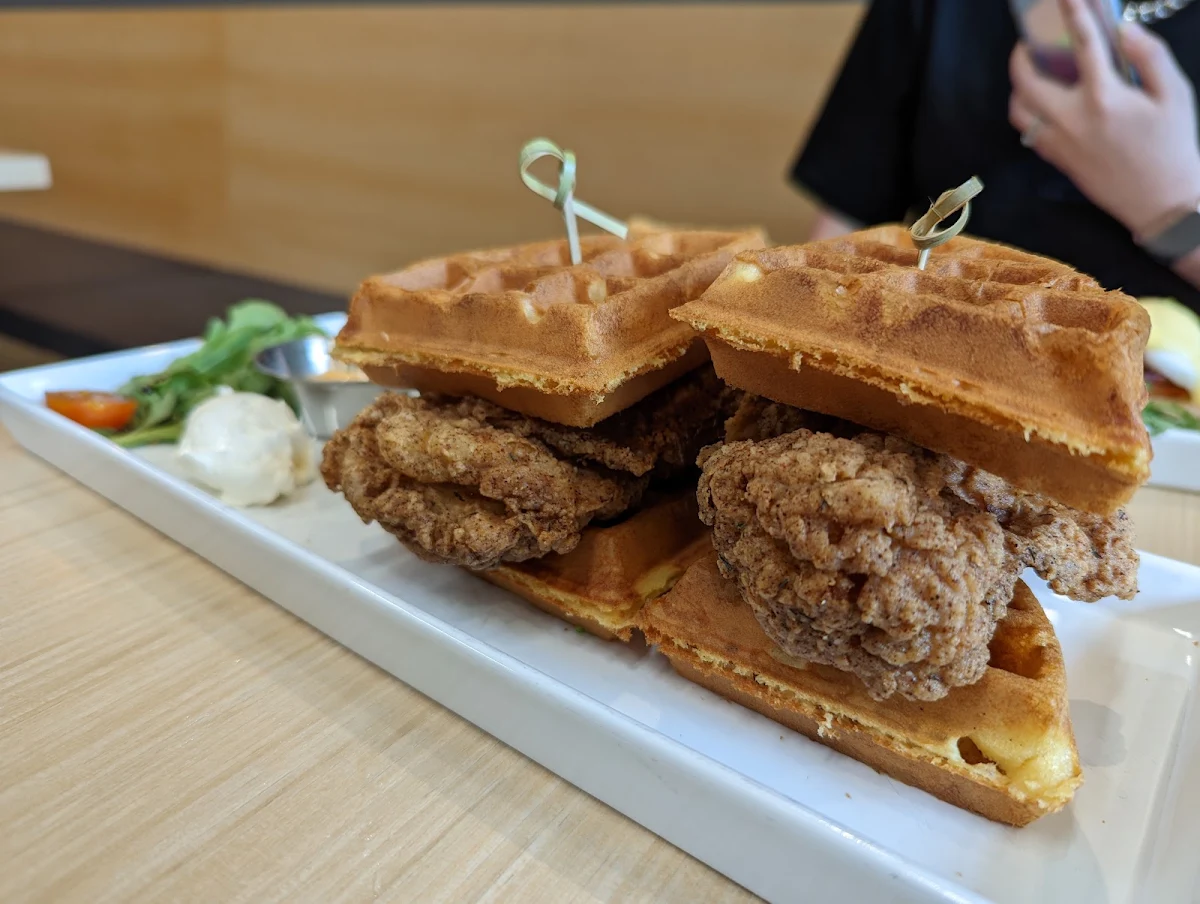 Chicken Waffle, Eggcetra Breakfast Cafe