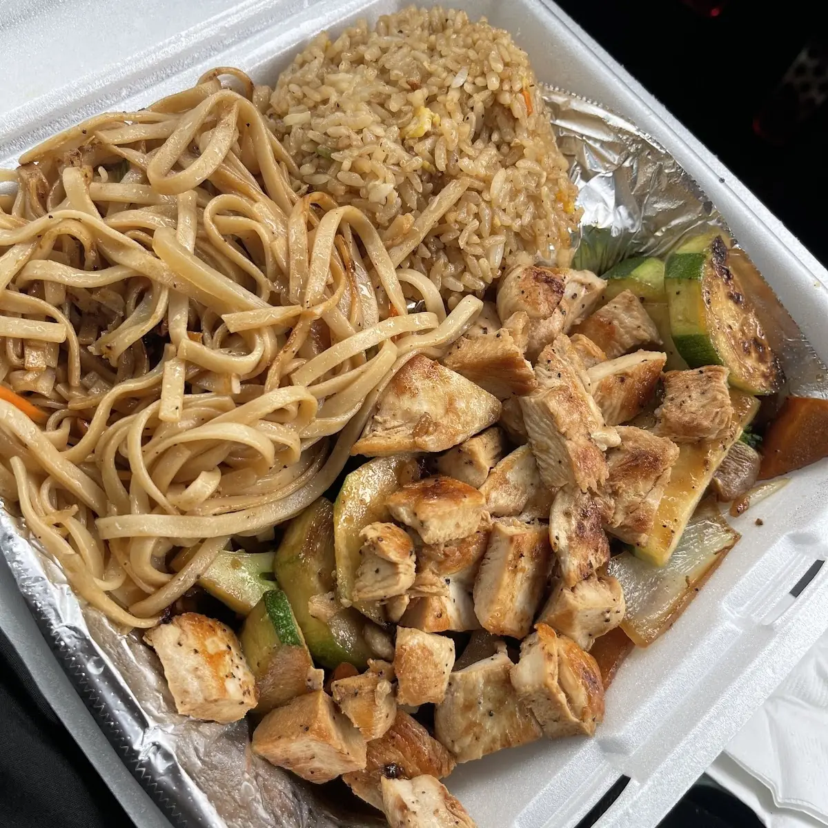 Hibatchi Chicken with Fried Rice