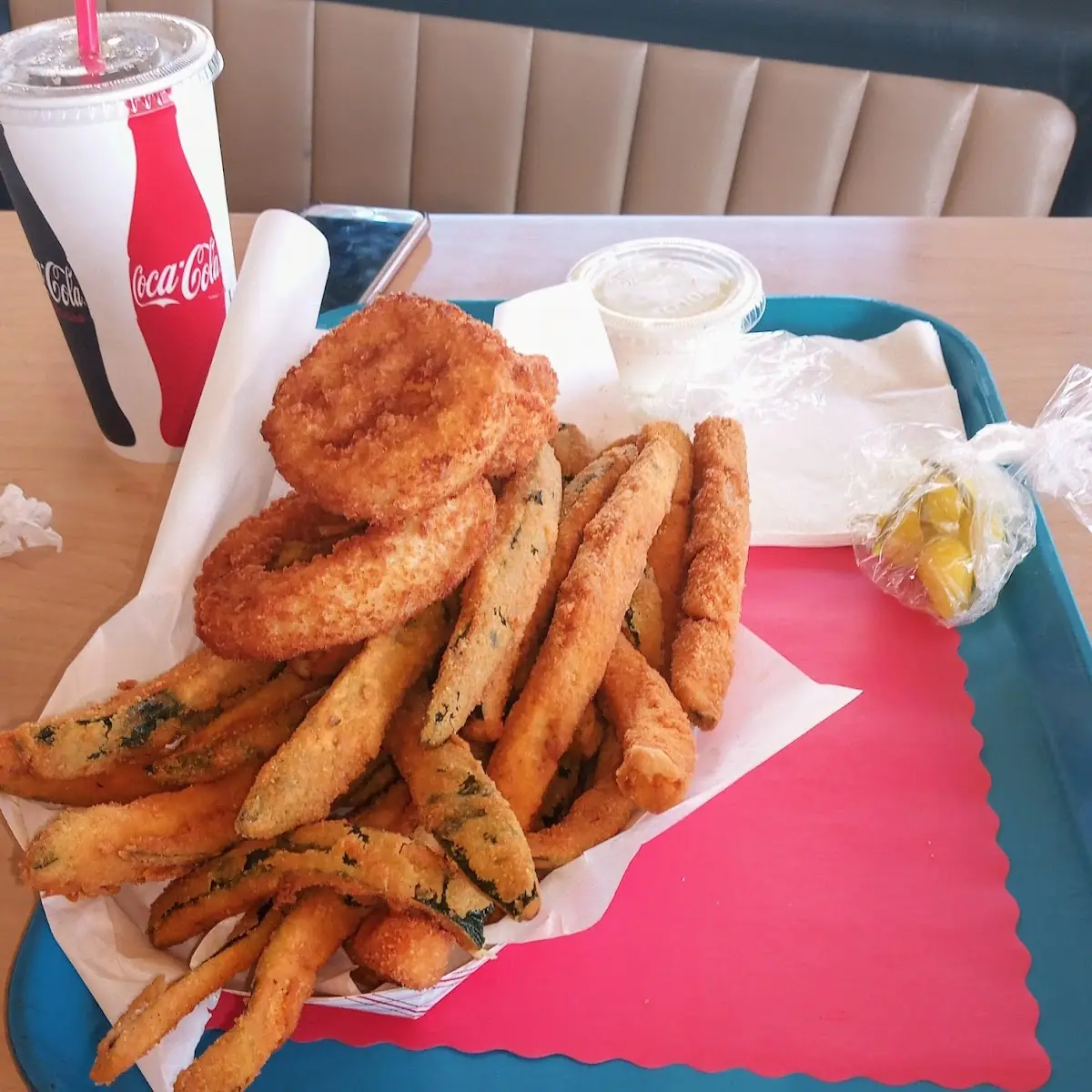 Zucchini and Onion Rings