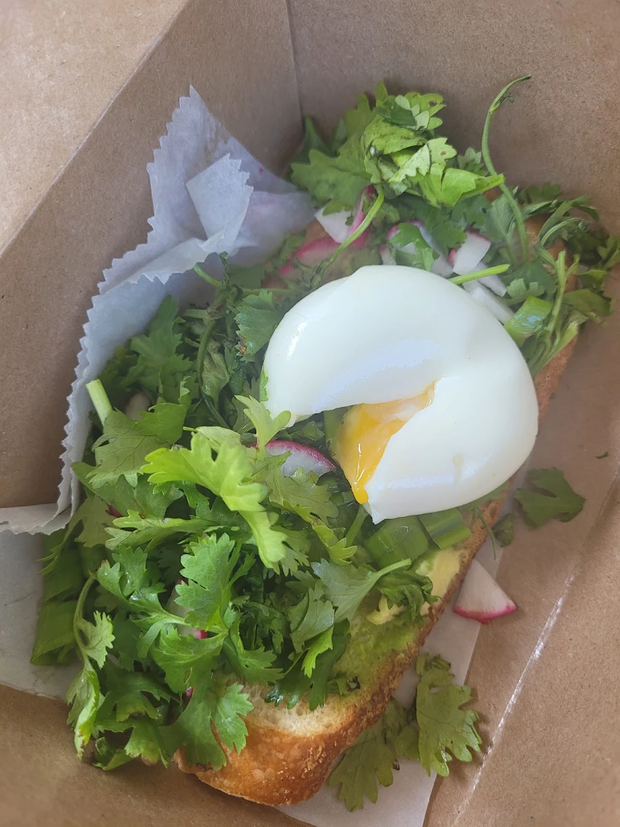 Avocado Toast with a Soft Boiled Egg