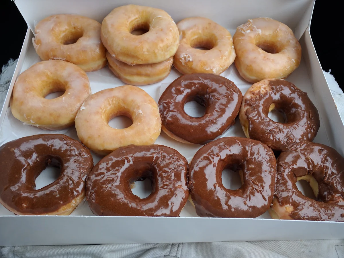 Chocolate and Glazed Donuts