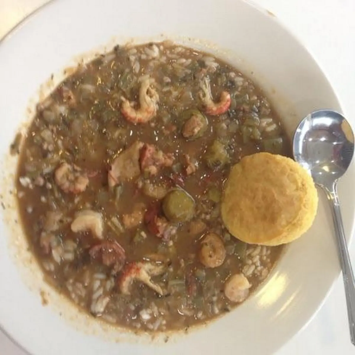 Gumbo over Rice