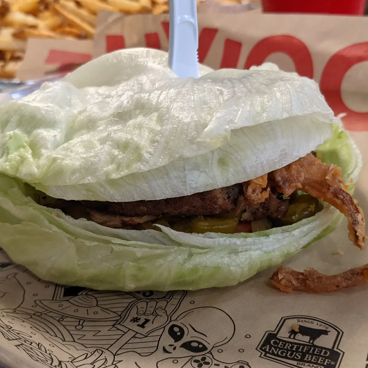 Iceberger Bun Veggie Patty