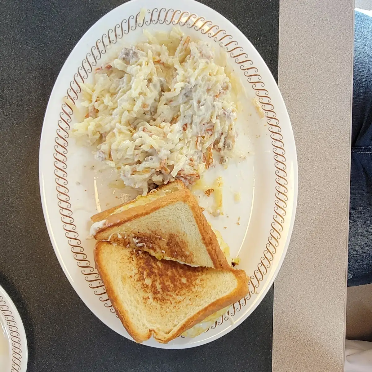 Bacon Egg and Cheese on Texas Toast