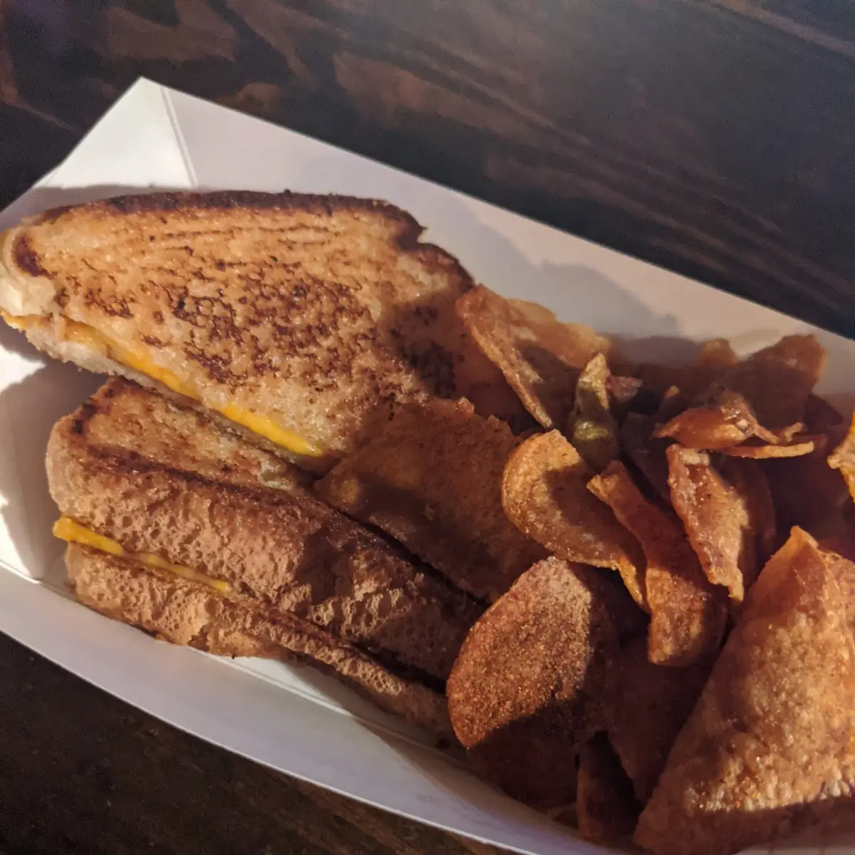 Grilled Cheese with Chips