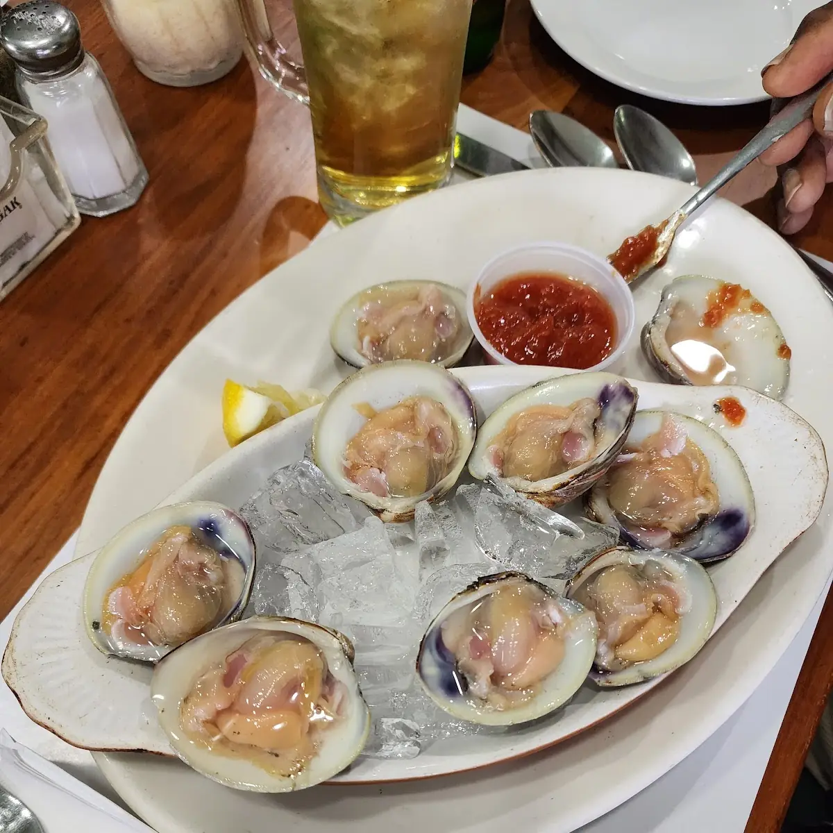 Little Neck Clams in Half Shell