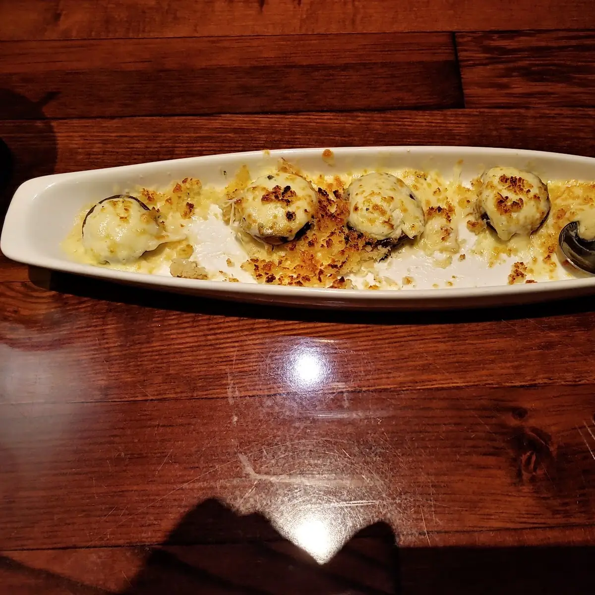 4 Cheese Stuffed Mushroom's with Cheese Sauce