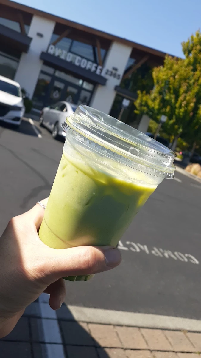 Iced Strawberry Matcha Latte