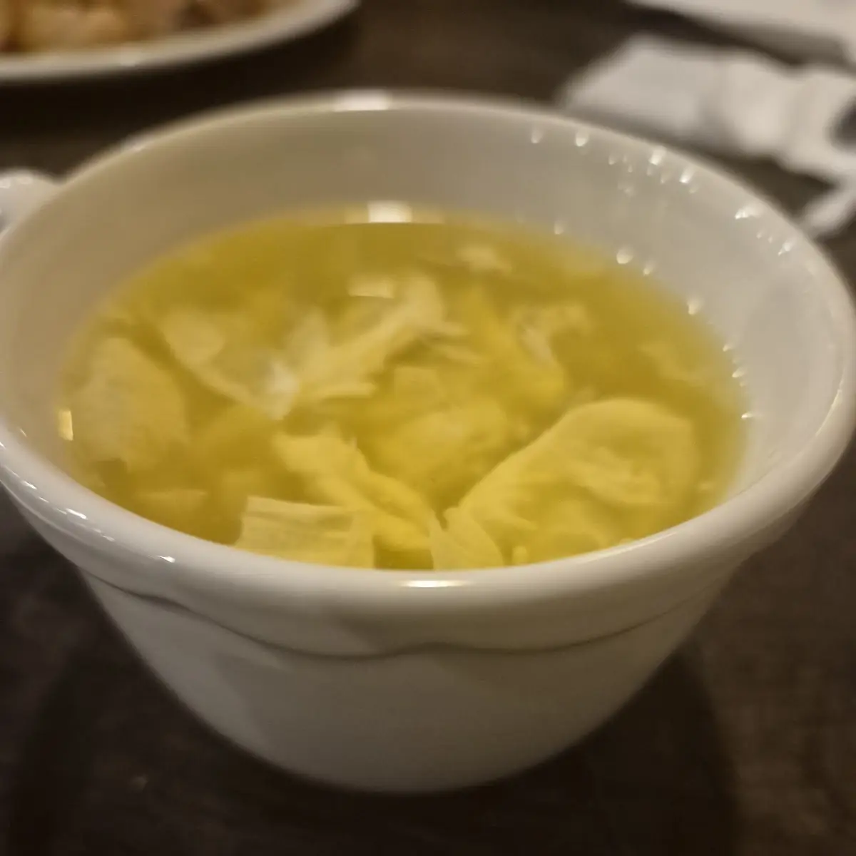 Egg Drop w Wonton Soup